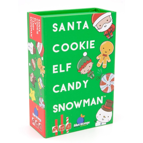 Blue Orange Christmas Santa Cookie Elf Candy Snowman Game each