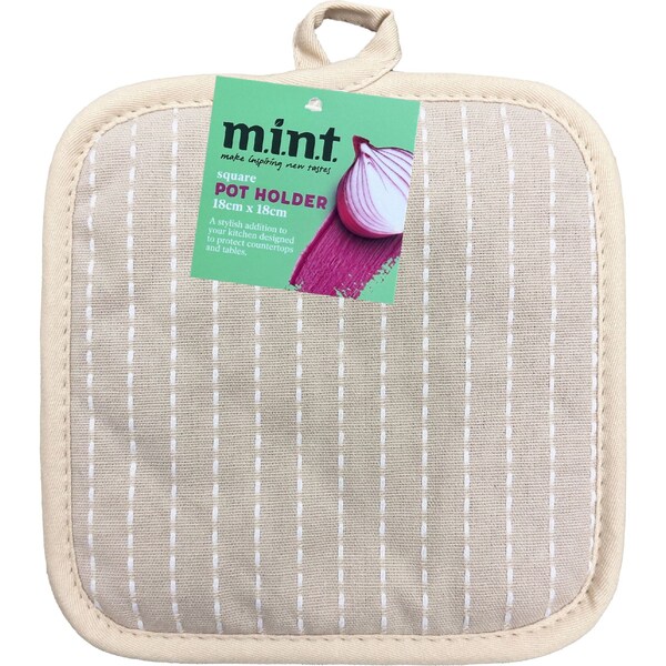 Mint Square Pot Holder Assorted each