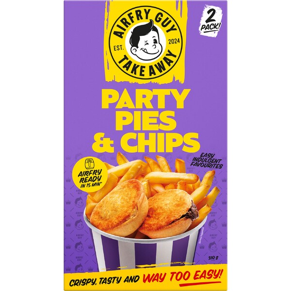 Airfry Guy Party Pies & Chips 310g