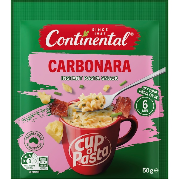 Continental Cup A Pasta Carbonara 50g