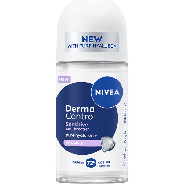 Nivea Derma Control Sensitive Roll On 72h Protection 50mL