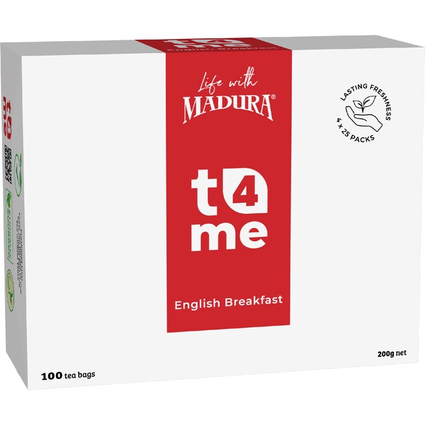 T4Me English Breakfast 100 pack