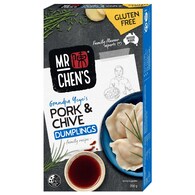 Mr Chen's Gluten Free Dumplings Pork & Chive