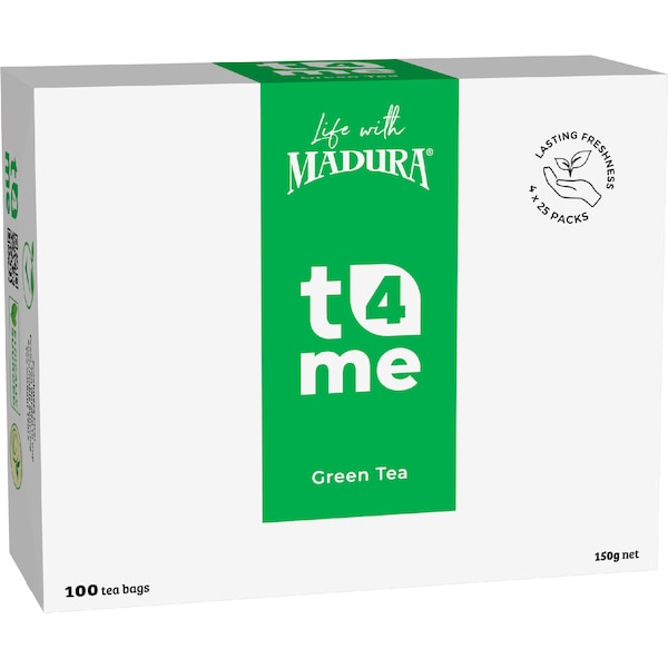 T4Me Green Tea Bags 100 pack