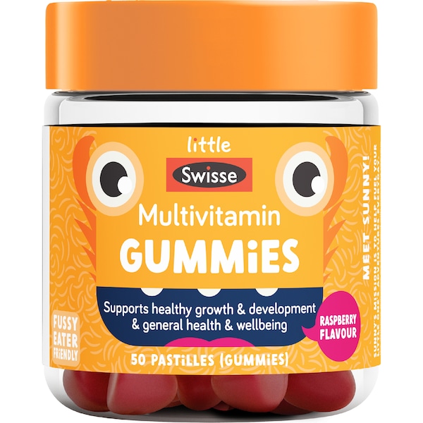 Little Swisse Multivitamin Gummies Raspberry 50 pack