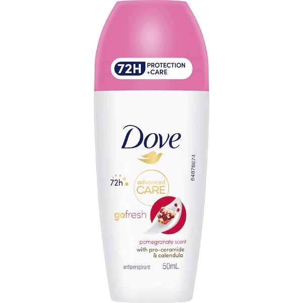 Dove Womens Advanced Care 72h Protection Pomegranate Roll On 50mL
