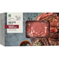 Woolworths Australian Beef Rib Eye Bone Sharing Steak
