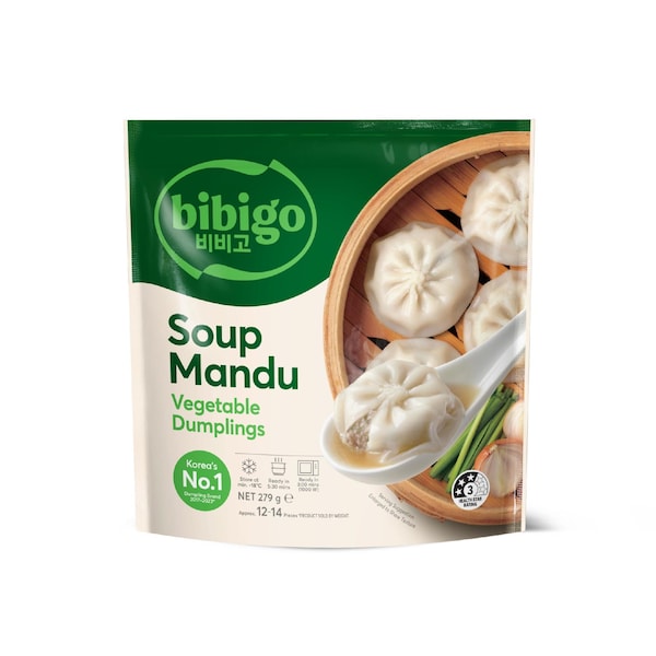 Bibigo Soup Mandu Vegetable Dumplings 279g