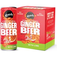 Remedy Ginger Beer Cans Lime