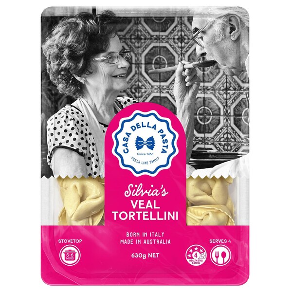 Casa Della Veal Tortellini Pasta 630g