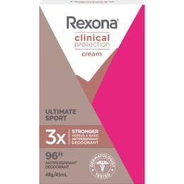 Rexona Women Clinical 96hr Deodorant Stick Sport 45mL – Woolworths