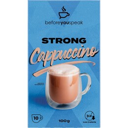 Beforeyouspeak Strong Cappuccino 10 pack – Woolworths