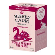 Higher Living Women's Wellness Power Through The Pause Tea Bags