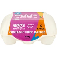 Pace Farm 6 Pack Organic Large Free Range Eggs