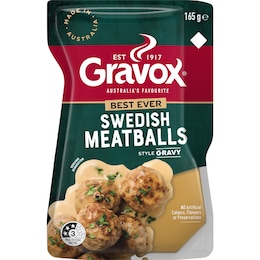 Gravox Best Ever Swedish Meatballs Style Gravy 165g – Woolworths