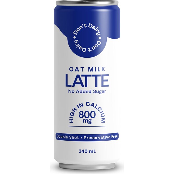 Don't Dairy Oat Milk Latte Double Shot No Added Sugar 240mL