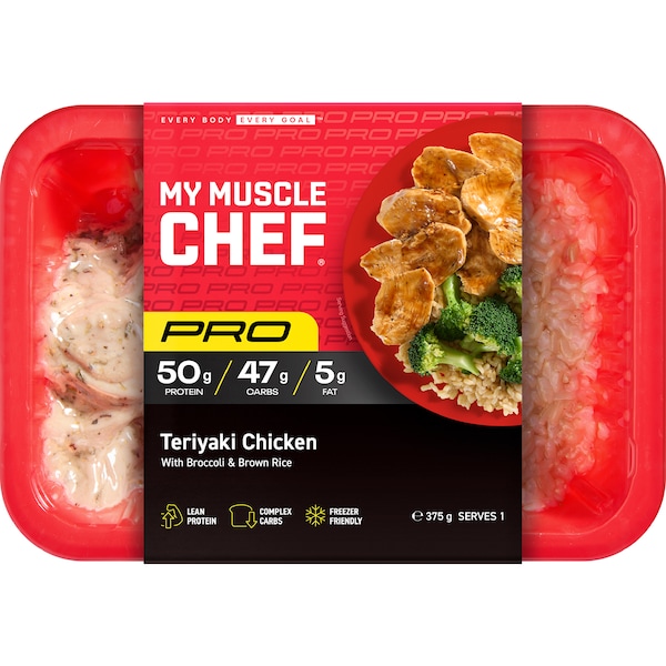My Muscle Chef Pro Teriyaki Chicken Chilled Meal 375g