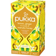 Pukka Lemon Ginger & Manuka Honey Tea Bags