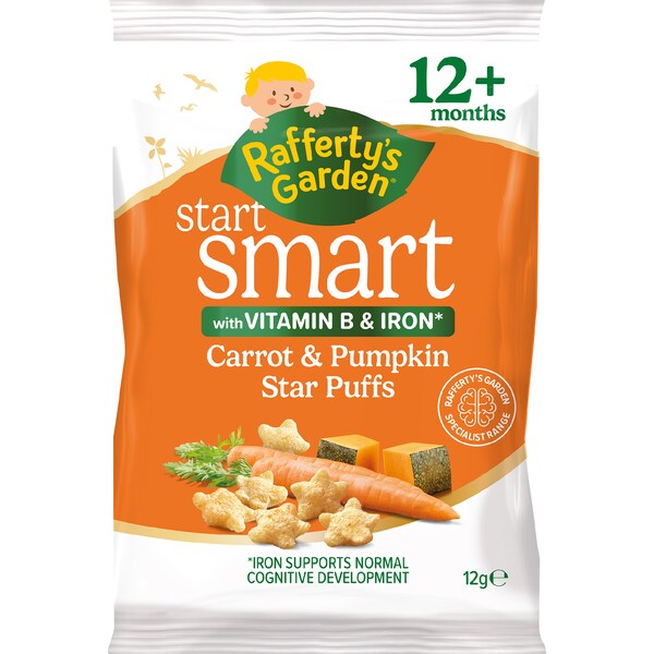 Rafferty's Garden Start Smart Star Puffs Carrot & Pumpkin 12g