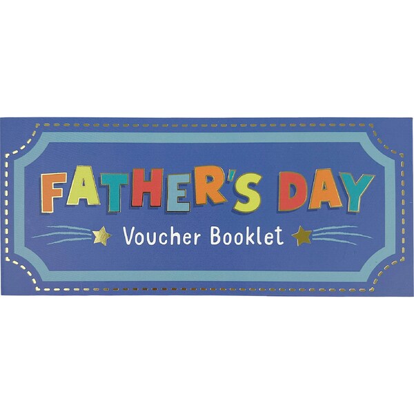 Father's Day Voucher Booklet each
