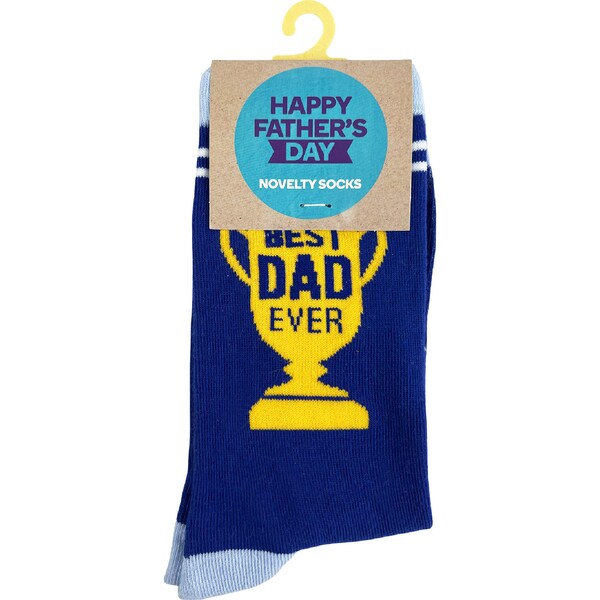Father's Day Novelty Socks Best Dad Ever each
