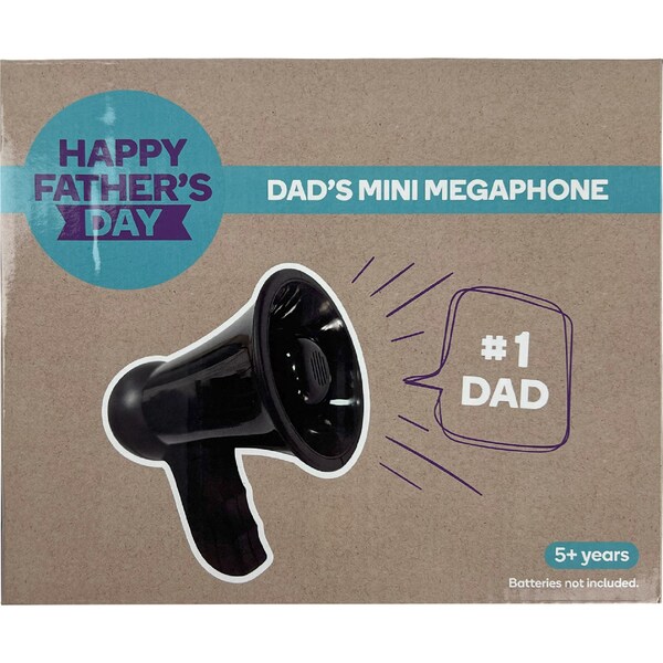 Father's Day Mini Megaphone each