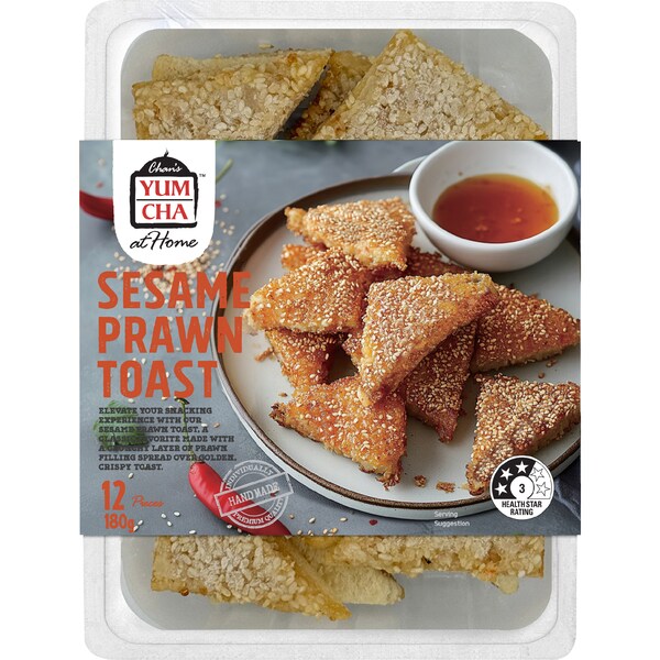 Chan's Yum Cha Sesame Prawn Toast 180g