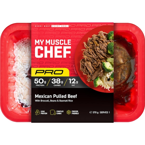 My Muscle Chef Pro Mexican Pulled Beef 370g