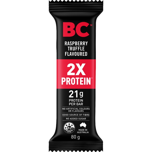 BC Snacks Double Protein Bar Raspberry Truffle 80g