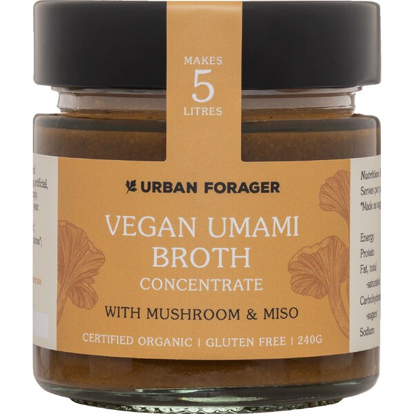 Urban Forager Vegan Umami Broth Concentrate With Mushroom & Miso 240g