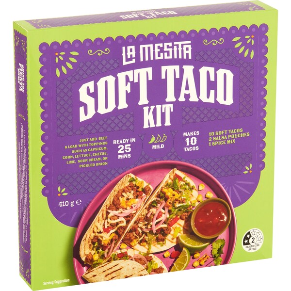 La Mesita Soft Taco Kit 410g