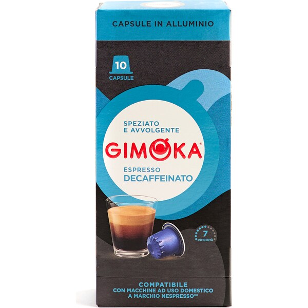 Gimoka Espresso Decaffeinato Pods 10 pack