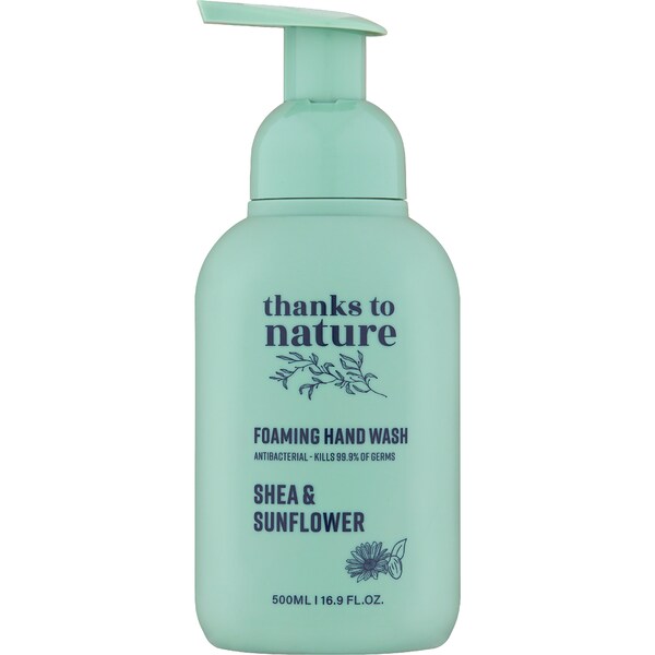 Thanks To Nature Foaming Hand Wash Shea & Sunflower 500mL