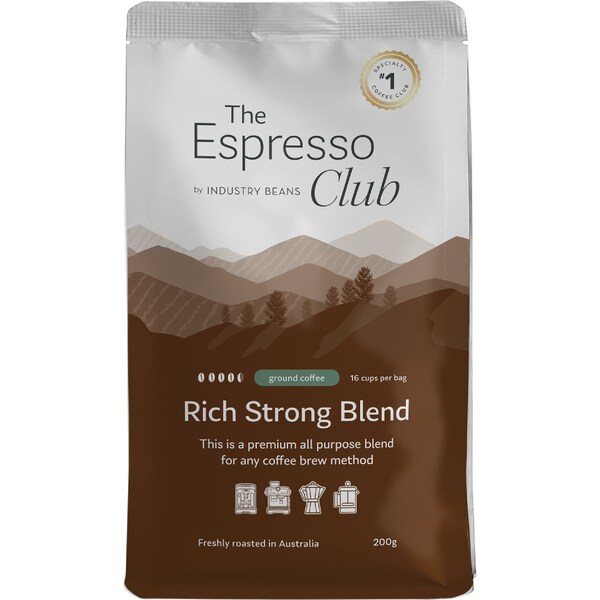 The Espresso Club Ground Coffee Rich Strong Blend 200g
