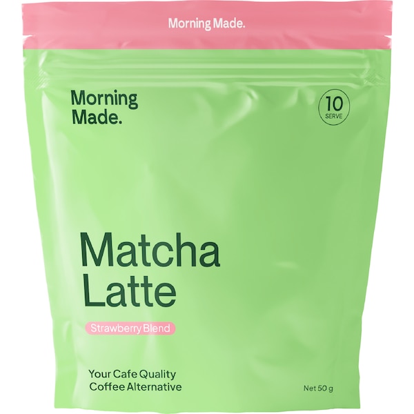 Morning Made Matcha Latte Strawberry Blend 50g