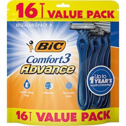 BIC Comfort 3 Advance Disposable Razors 16 pack – Woolworths