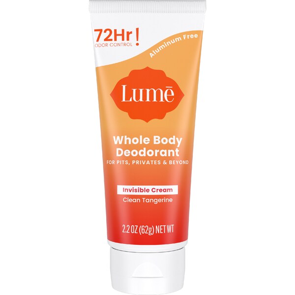 Lume Whole Body Deodorant Cream Clean Tangerine 62g