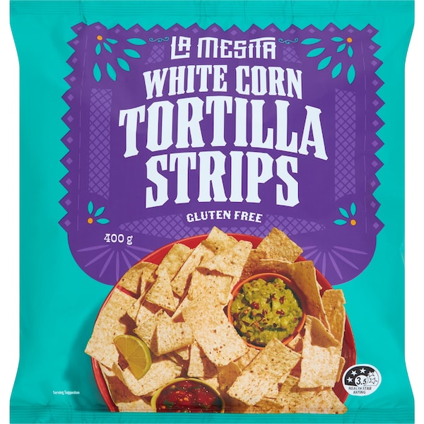 La Mesita White Corn Tortilla Strips 400g