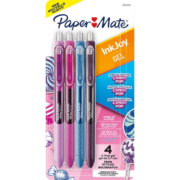 Paper Mate Inkjoy Gel Pens Candy Pop 4 pack