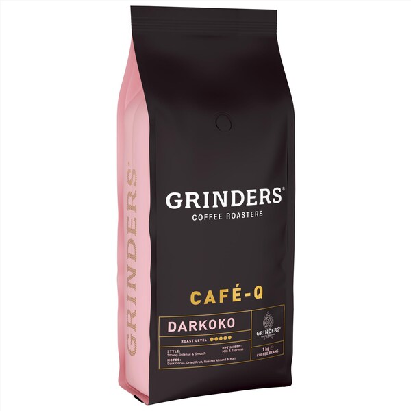 Grinders Cafe Q Darkoko Coffee Beans 1kg