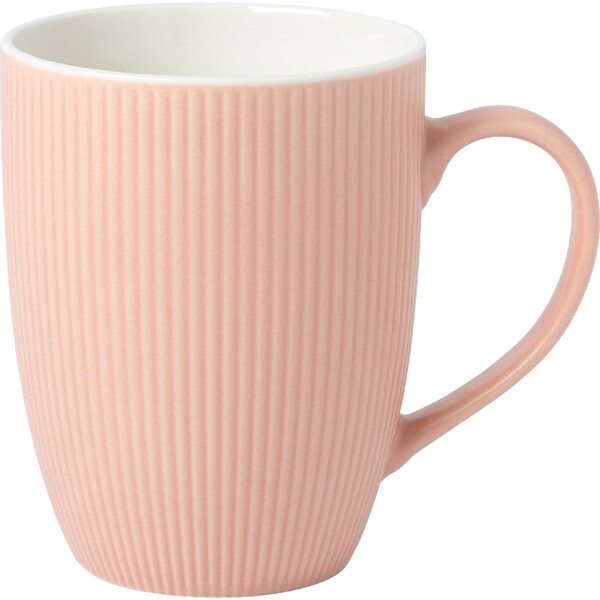 Inspire Ribbed Ceramic Mug Assorted each