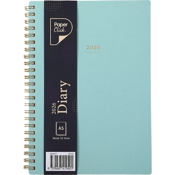 Paperclick A5 2026 Diary Assorted each