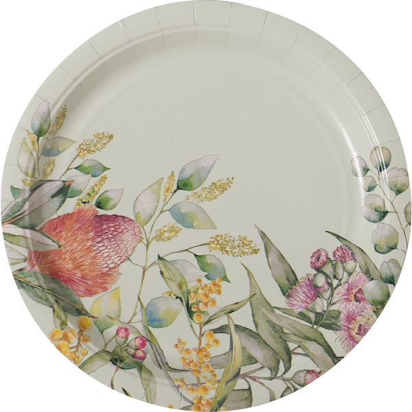 Armada Paper Plates Australian Flora 10 pack