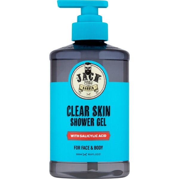 Jack The Barber Clear Skin Shower Gel 500mL