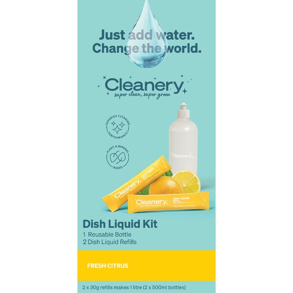 Cleanery Dish Liquid Kit Fresh Citrus each
