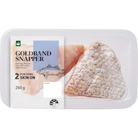 Woolworths Goldband Snapper Portions Skin On