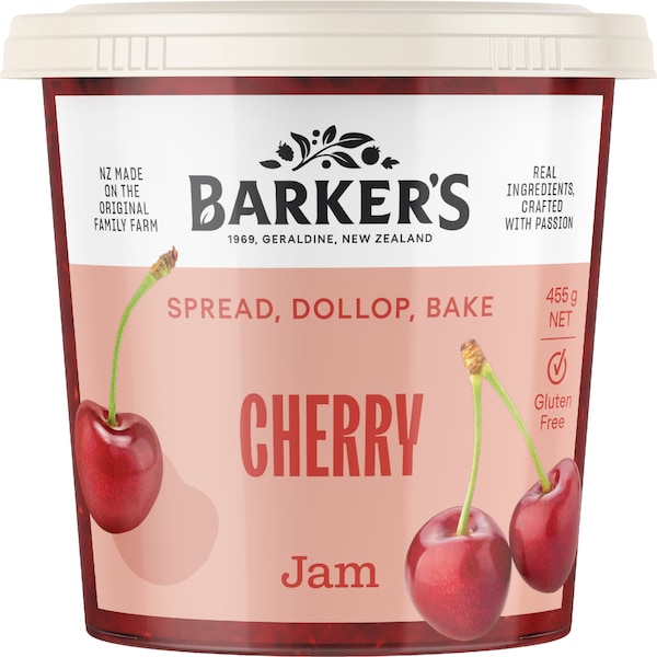 Barker's Cherry Jam 455g