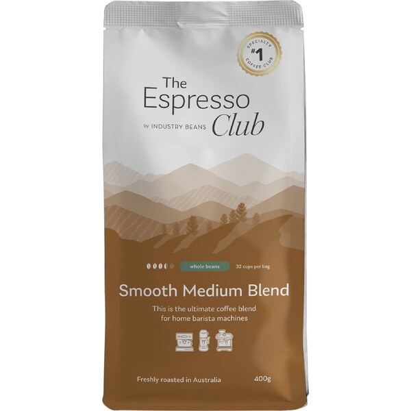 The Espresso Club Smooth Medium Blend Coffee 400g