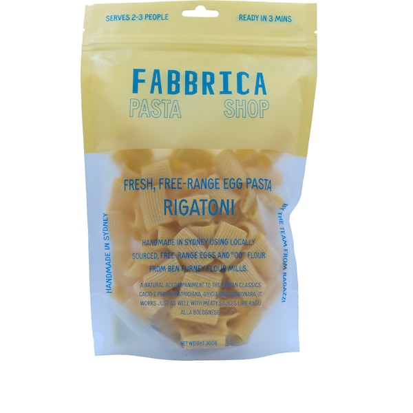 Fabbrica Rigatoni Fresh Pasta 300g