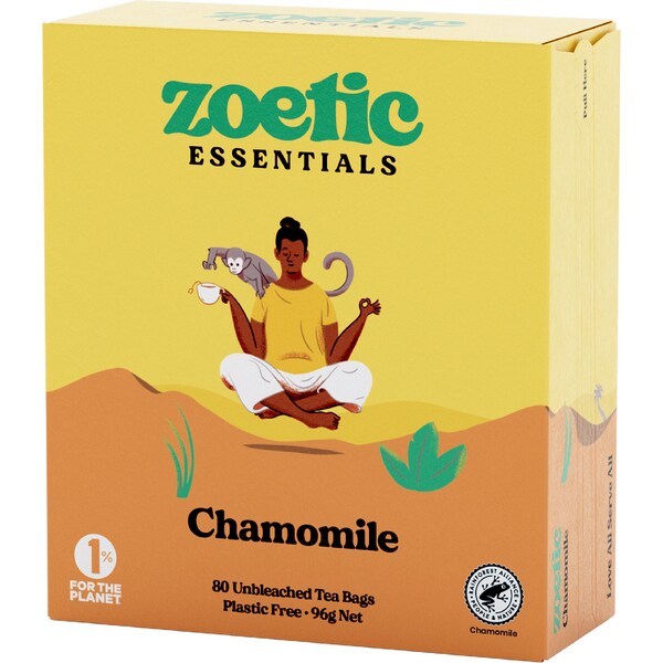 Zoetic Tea Bags Chamomile 80 pack